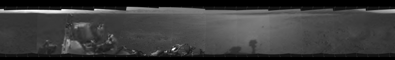Panorama à 360° autour de Curiosity